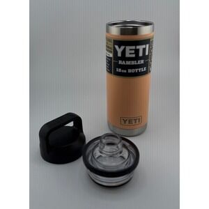 YETI Rambler 18 oz Bottle Chug Cap High Desert Clay Stainless Insulated NWT